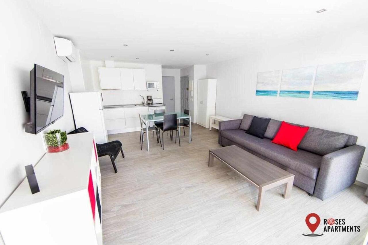 Roses Apartments 2 - Vista Mar Lateral 1Habitacion Εξωτερικό φωτογραφία