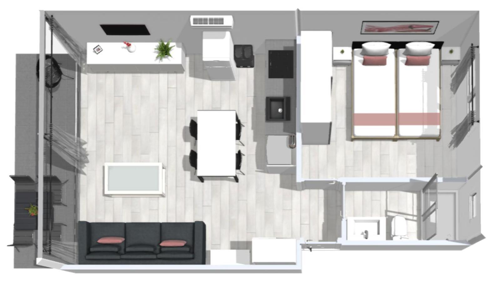 Roses Apartments 2 - Vista Mar Lateral 1Habitacion Εξωτερικό φωτογραφία